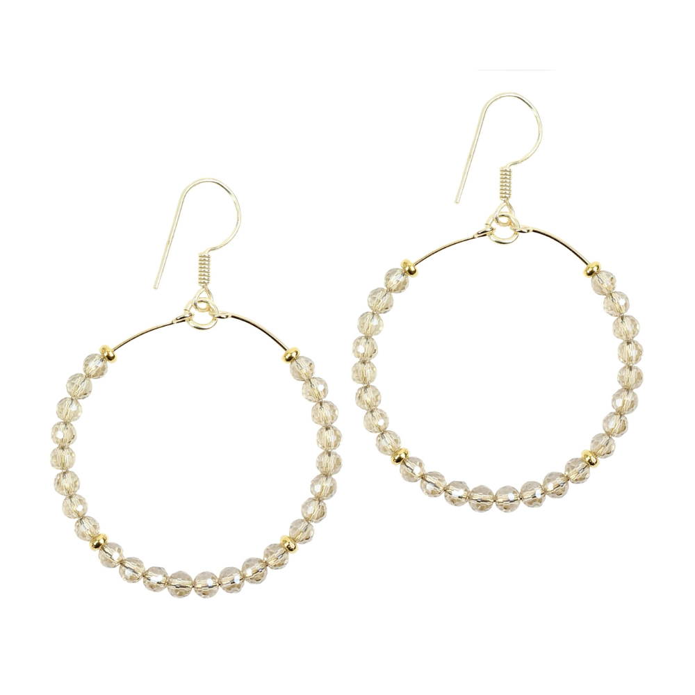 The Chloe Earring - Mini Champagne