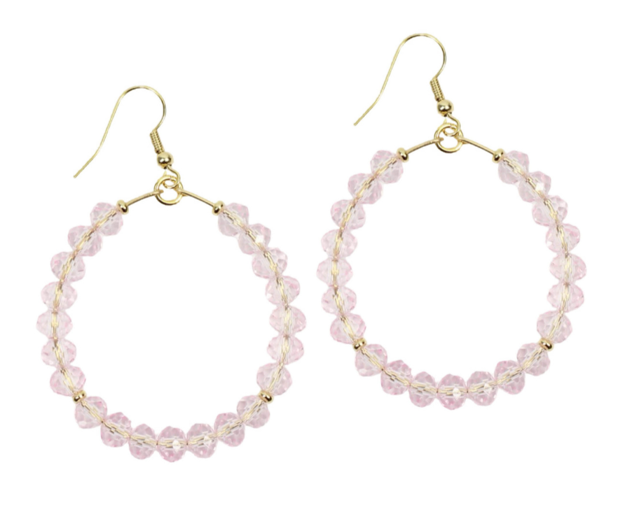 The Chloe Earring - Light Pink