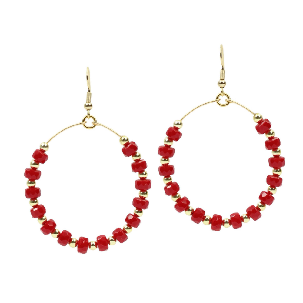 The Chloe Earring - Mini Red Slice