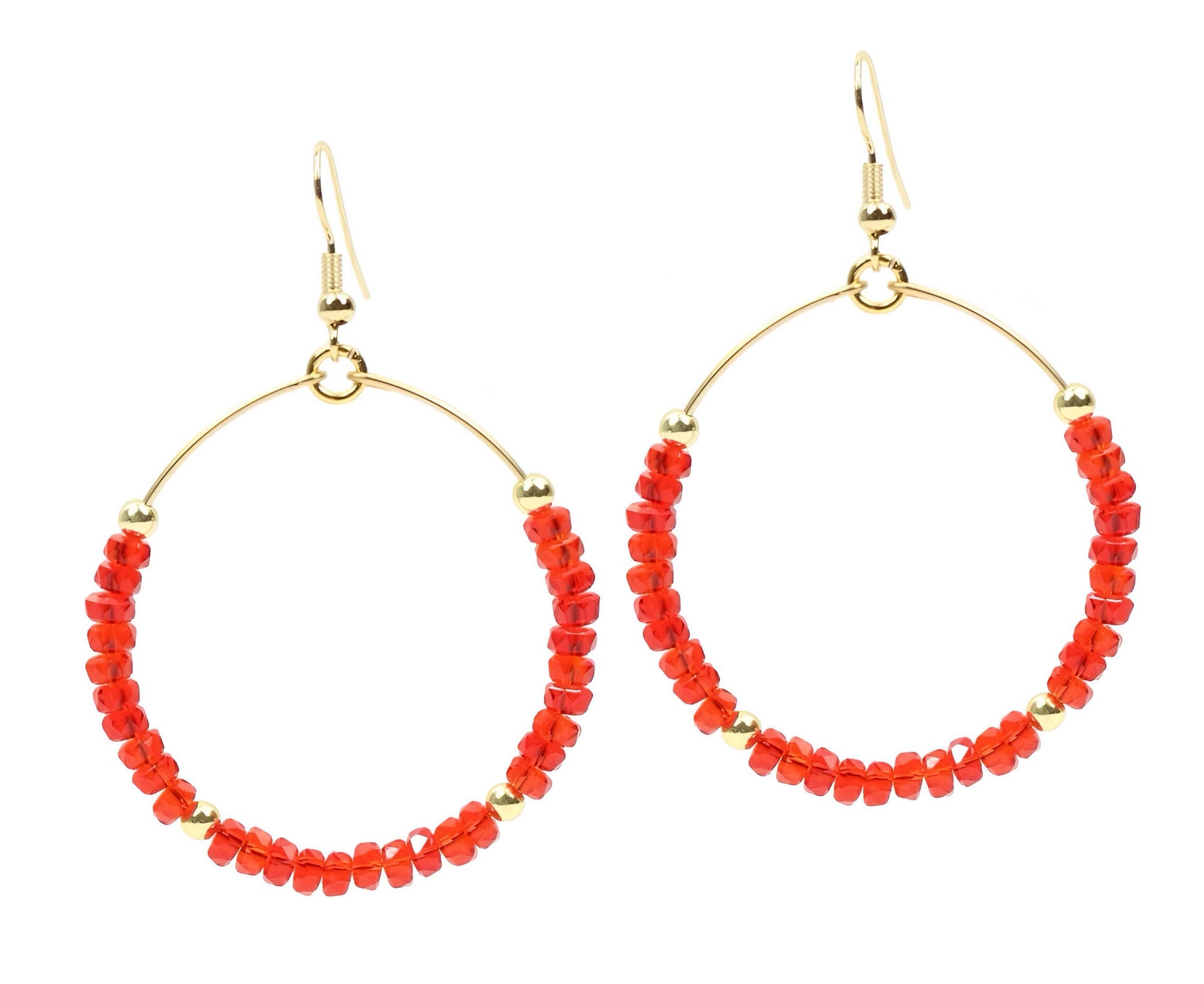 The Chloe Earring - Firework Red