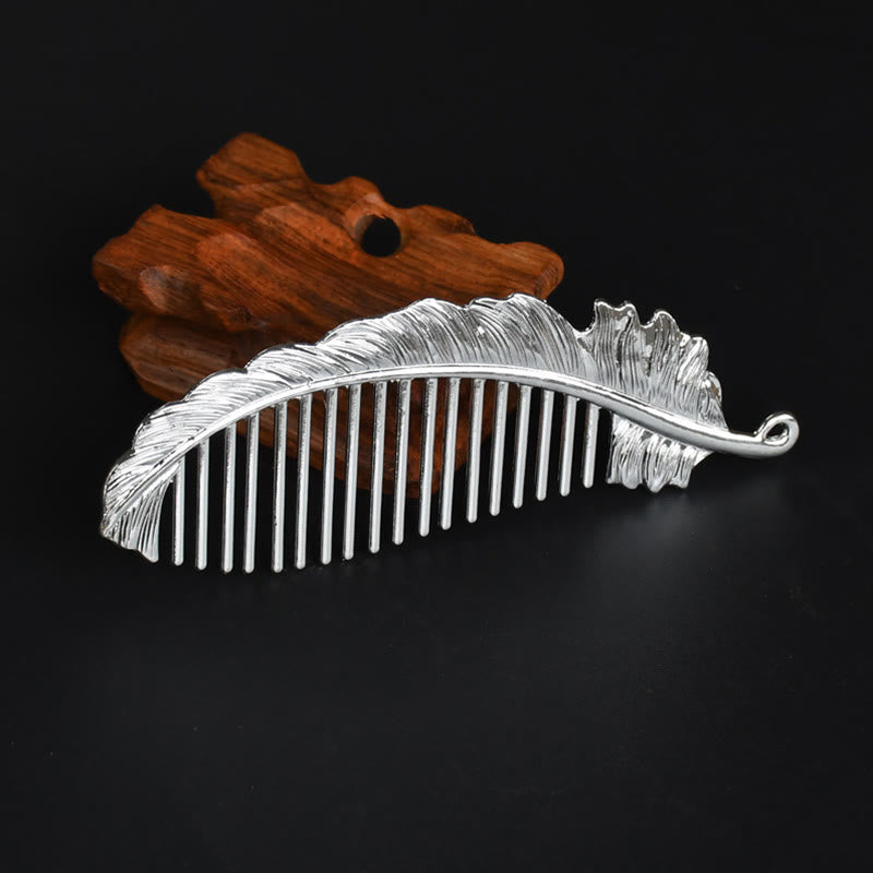 Buddha Stones Lucky Dragon Phoenix Protection Strength Comb