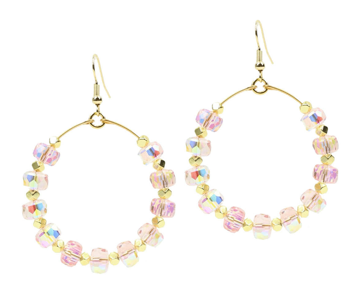 The Chloe Earring - Party Pink