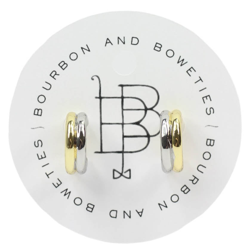 The Ava Earring - Mixed Metal